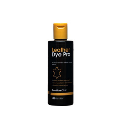 Furniture Clinic Leather Dye Pro Black, 125ml Price Comparisons | Compare The Build