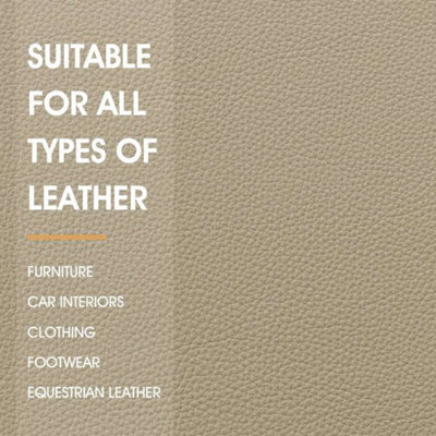 Furniture Clinic Leather Protection Cream | Leather Conditioner & Protector  for Car Seats, Leather Furniture, Shoes, & More | Safely Repel Water