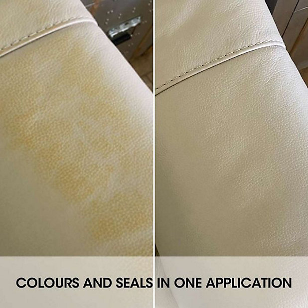 Furniture Clinic Leather Repair Paint & Dye Black, 50ml