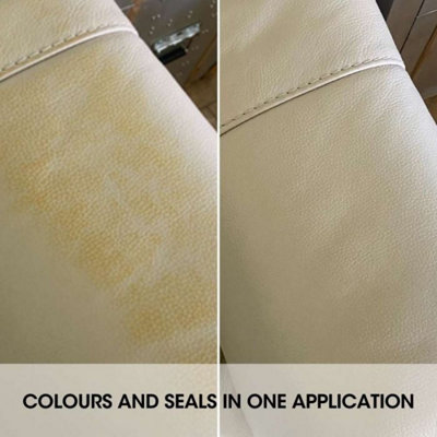 Furniture Clinic Leather Repair Paint & Dye Black, 50ml