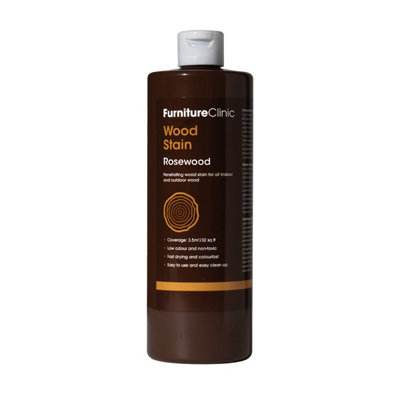 Furniture Clinic Wood Stain Rosewood, 500ml DIY at B&Q