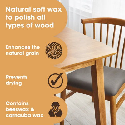 Furniture Clinic Wood Wax & Wood Polish, 250ml