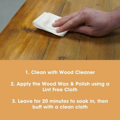 Furniture Clinic Wood Wax & Wood Polish, 250ml