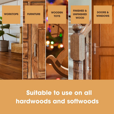 Furniture Clinic Wood Wax & Wood Polish, 250ml