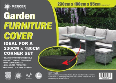 Furniture Cover MFC064MAL 230X180X95 Rectangular Cover With Ties