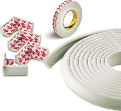 Furniture edge protectors and corner guards 20 feet of protective foam ...