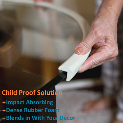 Furniture edge protectors and corner guards 20 feet of protective foam ...