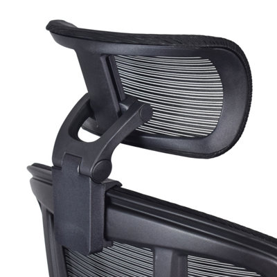 Furniture Express Executive Office Chair, Ergonomic Office Chair, Lumbar Support, Home Office Chair, Desk Chair Black