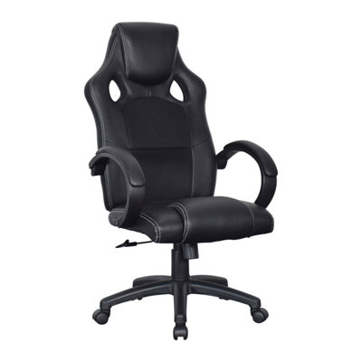 Furniture Express Gaming Chair Office Desk Chair Lumbar Support PU