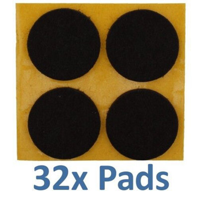 Furniture Feet Felt Pads Floor Protectors Self Adhesive (40mm, 32 Pads) Price Comparisons | Compare The Build