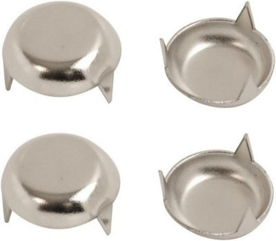 Furniture Glides Floor Protector Pads for Moving Heavy Furniture 3 Prong Metal 19mm Pack of 4
