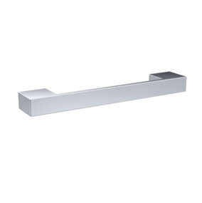Furniture Handle D Shape Square Handle, 152mm (128mm Centres) - Chrome - Balterley