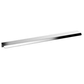 Furniture Handle Finger Pull Handle, 300mm (224mm Centres) - Chrome - Balterley