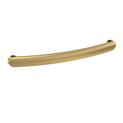 Furniture Handle Round D Shape Handle, 210mm (192mm Centres) - Brushed ...