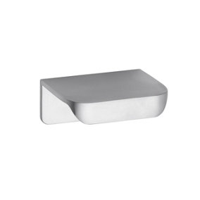 Furniture Handle Small Rear Fixed Handle, 50mm (30mm Centres) - Satin Chrome - Balterley