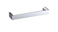 Furniture Handle Square D Shape Handle, 102mm (96mm Centres) - Chrome - Balterley