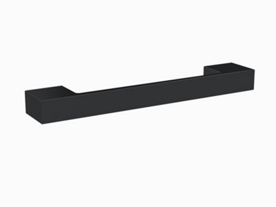 Furniture Handle Square D Shape Handle, 152mm (128mm Centres) - Matt Black