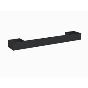 Furniture Handle Square D Shape Handle, 152mm (128mm Centres) - Matt Black