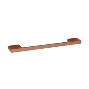 Furniture Handle Square D Shape Handle, 191mm (160mm Centres) - Copper