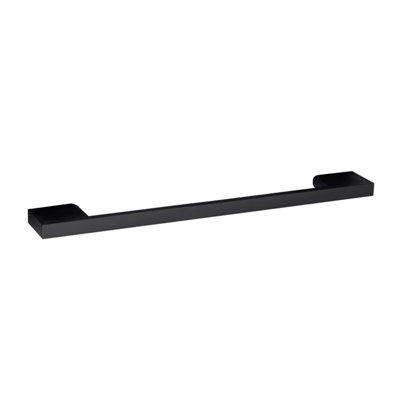 Furniture Handle Square D Shape Handle, 223mm (192mm Centres) - Matt Black