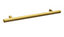 Furniture Handle Textured Knurled Bar Handle, 220mm (160mm Centres) - Brushed Brass - Balterley