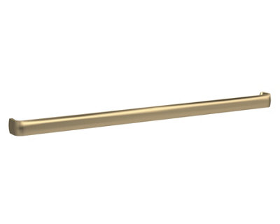 Furniture Handle Thin D Shape Handle, 328mm (320mm Centres) - Brushed Brass