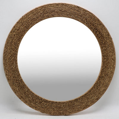 Furniture Outlet, Round Rope Mirror. (60x60cm)