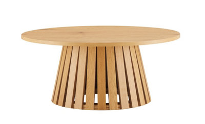 Furniture Outlet, Stockholm Round Oak Dining Table.