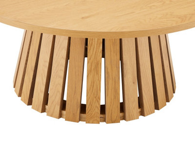 Furniture Outlet, Stockholm Round Oak Dining Table.