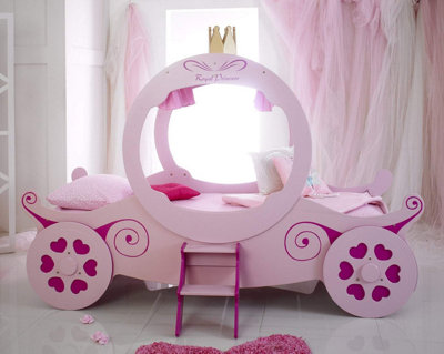 Princess carriage store bed frame