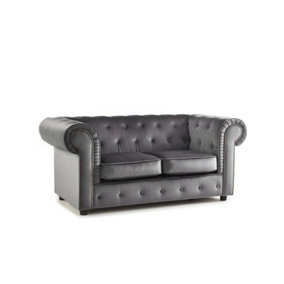 Furniture Stop - Asha 2 Seater Deluxe Velvet Sofa