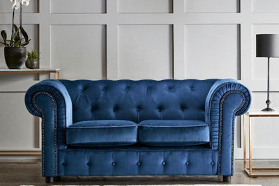 Furniture Stop - Asha 2 Seater Deluxe Velvet Sofa