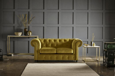 Furniture Stop - Asha 2 Seater Deluxe Velvet Sofa