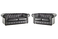 Furniture Stop - Asha 3+2 Seater Deluxe Velvet Sofa Set