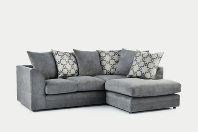 Furniture Stop - Becky Lounger Fabric Corner Sofa
