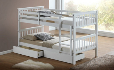 Furniture Stop - Bella Bunk (2 Drawers Bed)