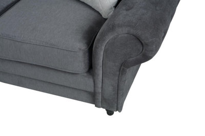 Furniture Stop - Fontana 3 Seater Fabric Sofa