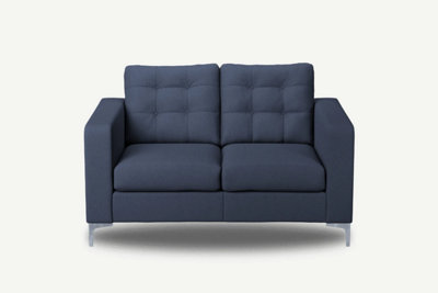 Furniture Stop - Hanover 2 Seater Sofa With Chrome Legs