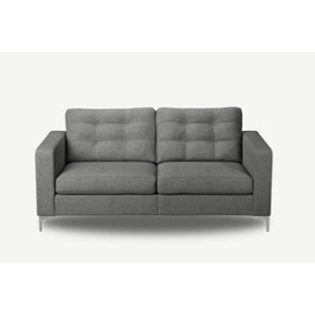 Furniture Stop - Hanover 3 Seater Sofa With Chrome Legs
