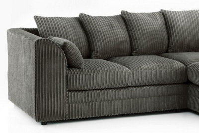 Furniture Stop - Hart Prime Cord Fabric Corner Sofa