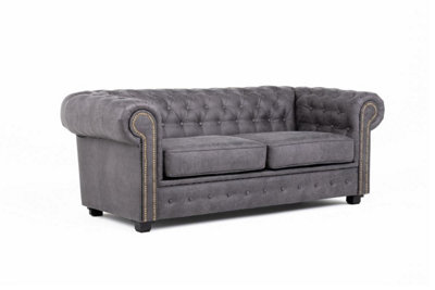 Furniture Stop - Hever Chesterfield 2 Seater Sofa