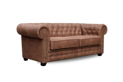 Furniture Stop - Hever™ Chesterfield Sofa Bed 2 Seater