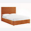 Furniture Stop - Ivanna Velvet Bed With Paneled Headboard-5ft King