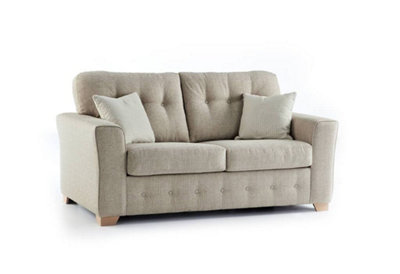 Furniture Stop - Leroy™ Fabric 2 Seater Sofa With Button Details