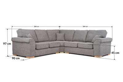 Furniture Stop - Libby Double Corner Sofa