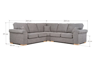 Furniture Stop - Libby Double Corner Sofa