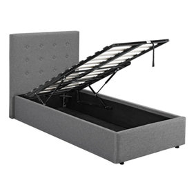 Furniture Stop - Lucca Plus Lift Bed With High Headboard-3ft Single