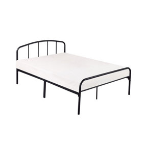 Furniture Stop - Milton Modern Metal Bed - 4ft Small Double