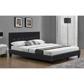 Furniture Stop - Prado Brown Super King Size Bed Frame -6ft