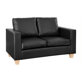 Furniture Stop - Presly 2 Seater Faux Leather Sofa